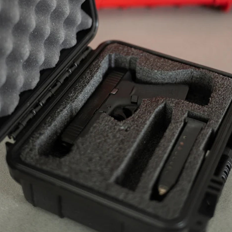 11" SMALL CASE - 1 SLOT, 2 MAG PRE-CUT FOAM