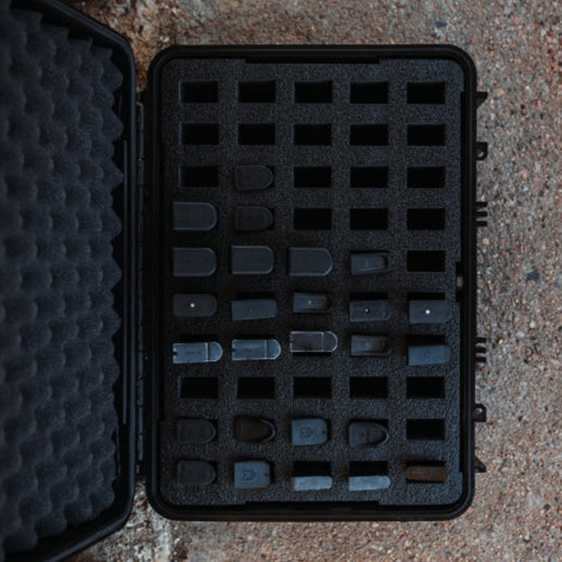 18" MEDIUM CASE - 50 MAG, PRE-CUT FOAM
