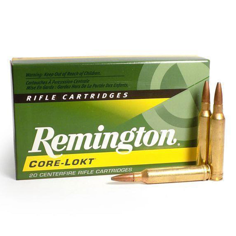30-06 Springfield - Remingtion Ammo, Core-Lokt SP 180GR. 20RD/BX