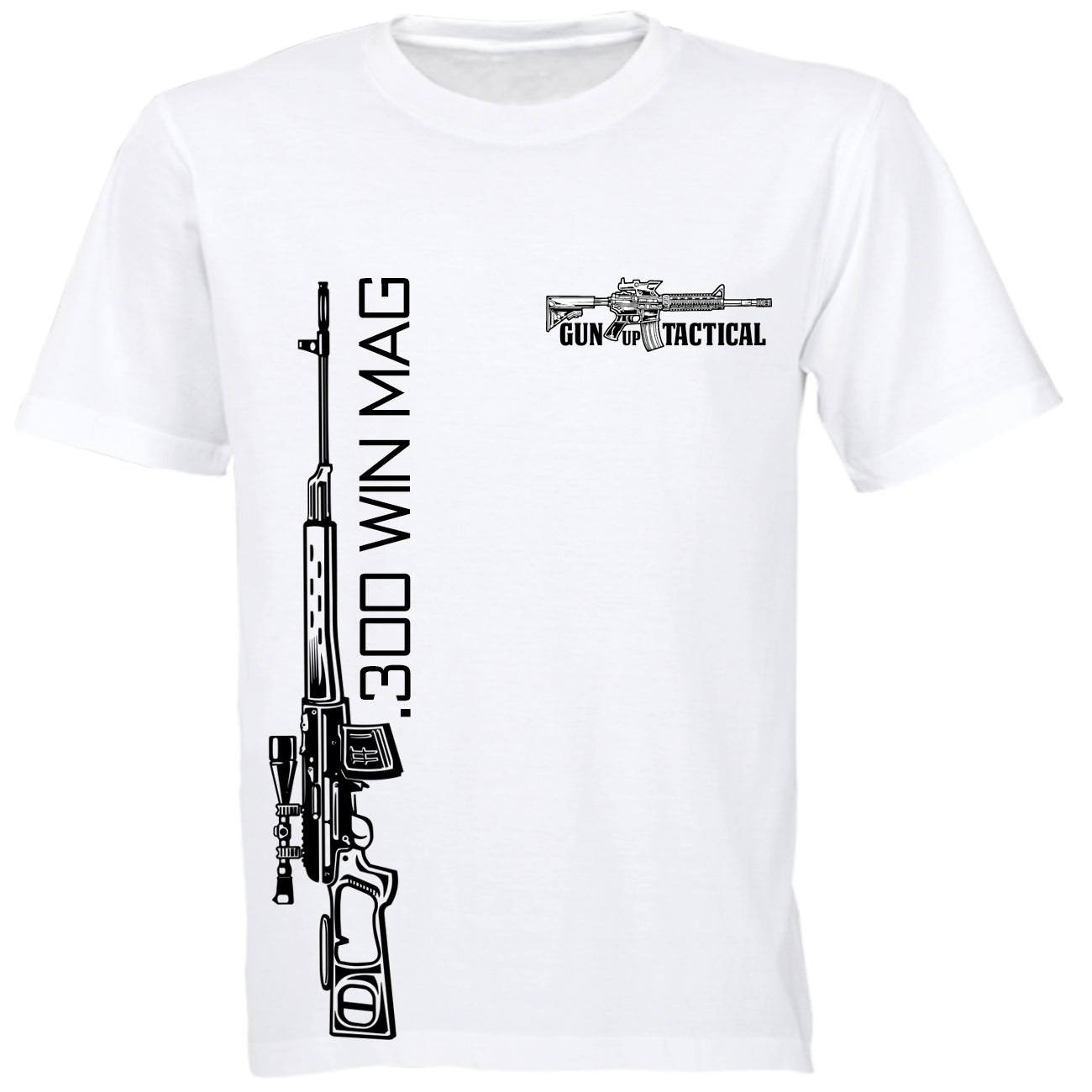 300 Win Mag T-Shirt - Gun Up Tactical