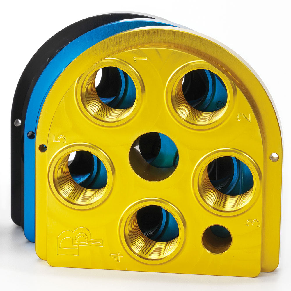 Dillon Anodized XL750 / XL650 Toolhead, Blue, Black, Gold