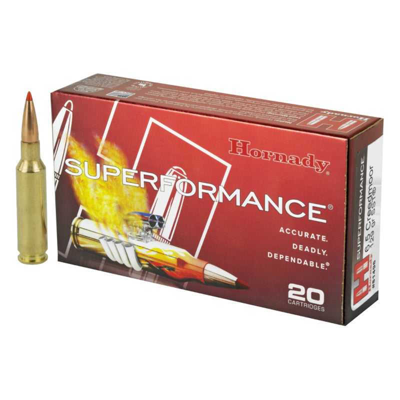6.5 Creedmoor - Hornady Ammo - Superformance SST 129GR. 20RD/BX