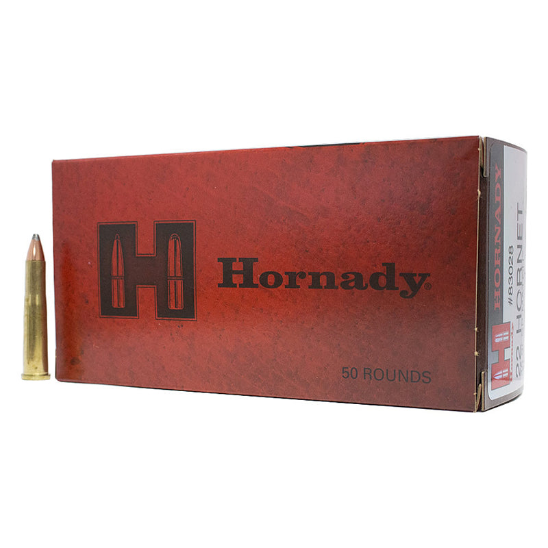 .22 Hornet - Hornady - Rifle, SP Match 45GR. 50RD/BX