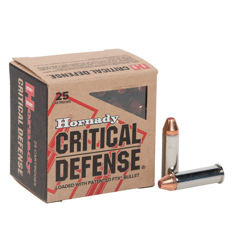 .38 Special, Hornady Ammunition, Critical Defense 110GR. FTX, 25RD/BX
