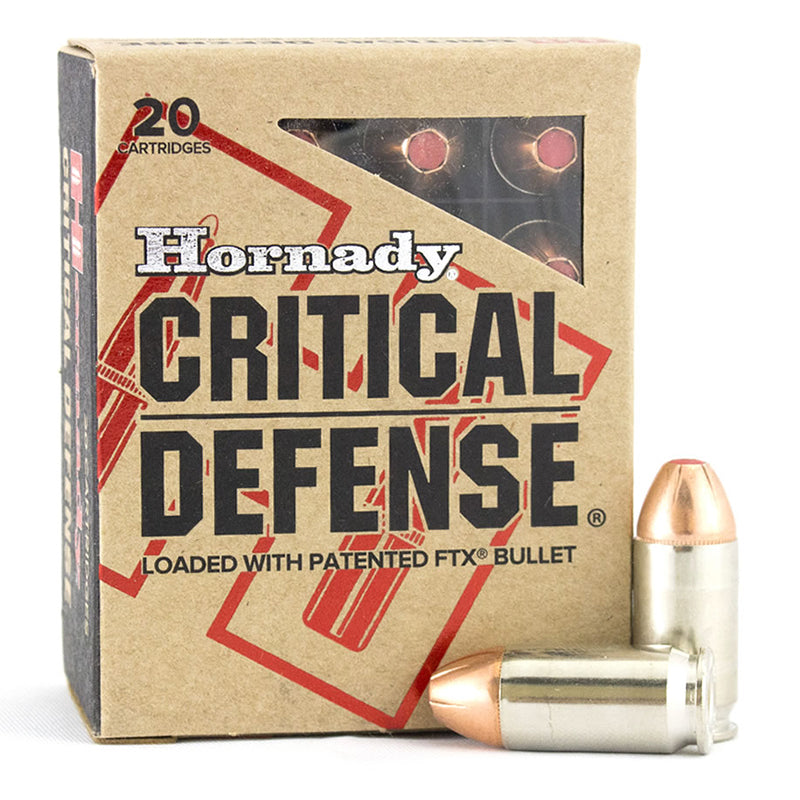 .45 Auto, Hornady Ammunition, Critical Defense FTX 185GR., 20RD/BX