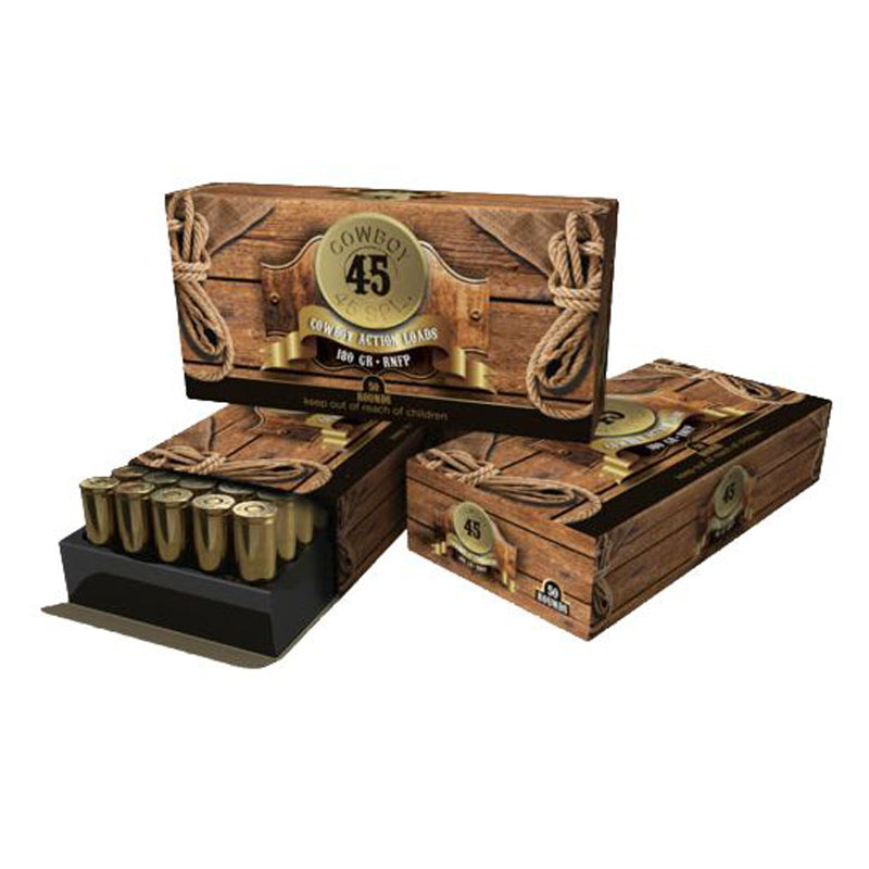 AMERICAN COWBOY .45 SPECIAL 180GR. LEAD FLAT-NOSE 50-PACK