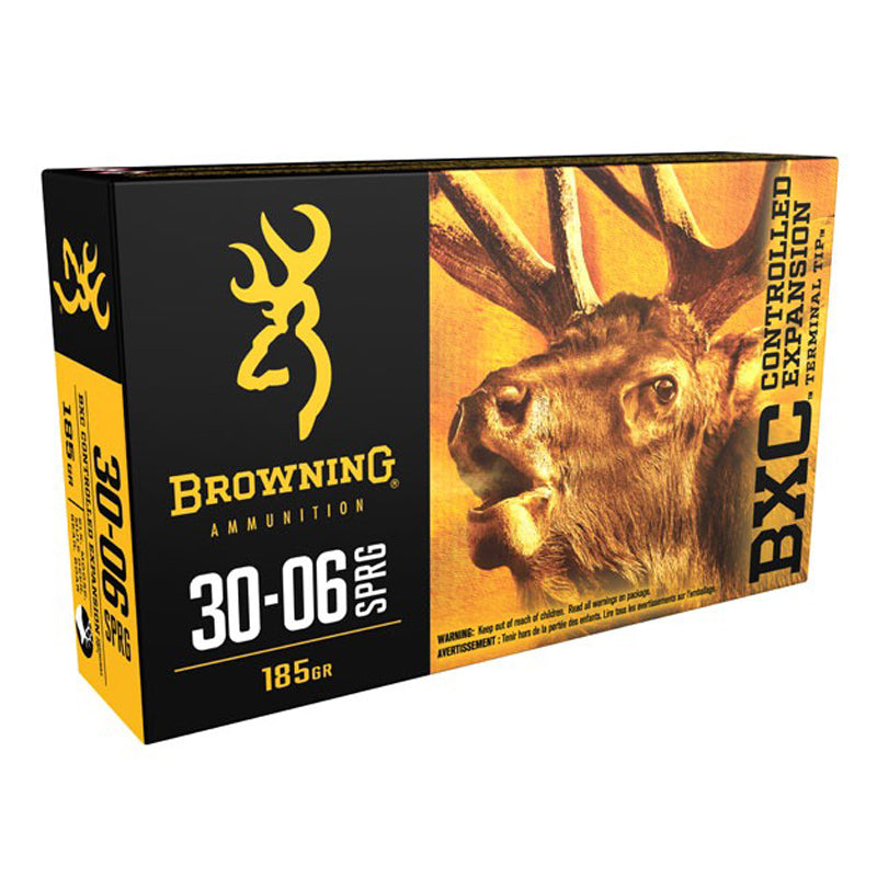 30-06 Springfield - Browning Ammunition - Rifle, CE BXC 185GR. 20RD/BX