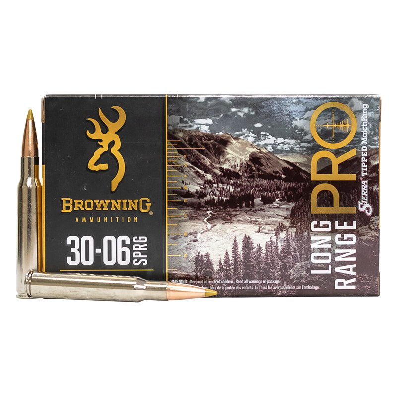 30-06 Springfield - Browning Ammo - Long Range Pro 195GR. 20RD/BX