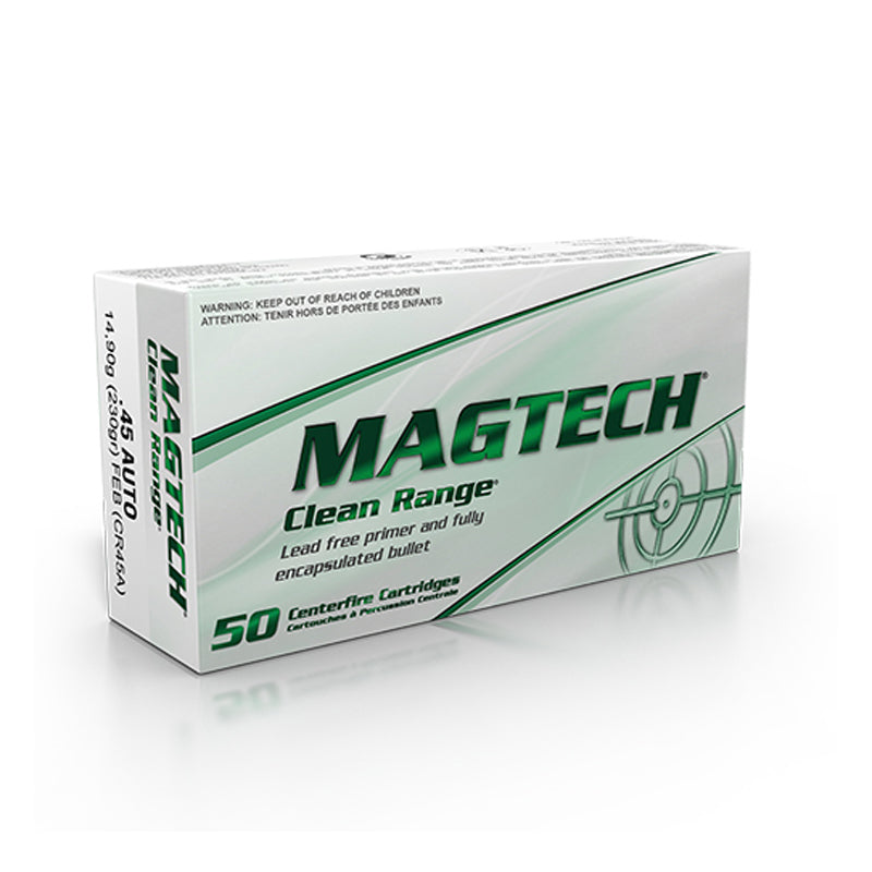 .45 Auto, MagTech Ammunition, FEB 230GR., 50RD/BX