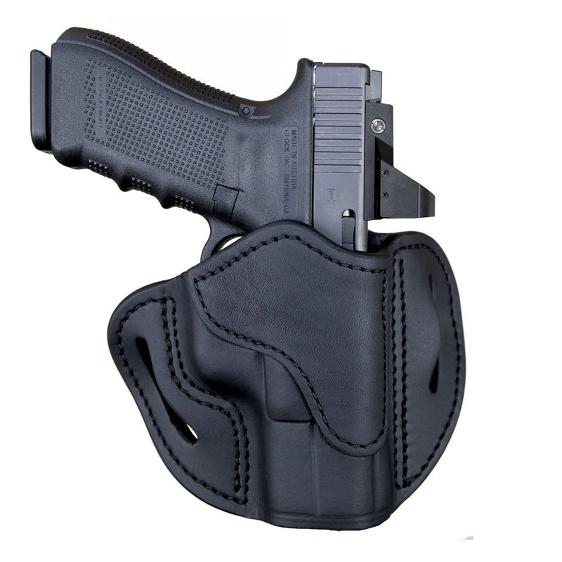 Optic Ready Open Top Multi-Fit Belt Holster-BH2.1 - Stealth Black