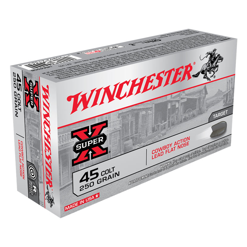 .45 Colt, Winchester Ammunition, Cowboy Action 250GR., 50RD/BX