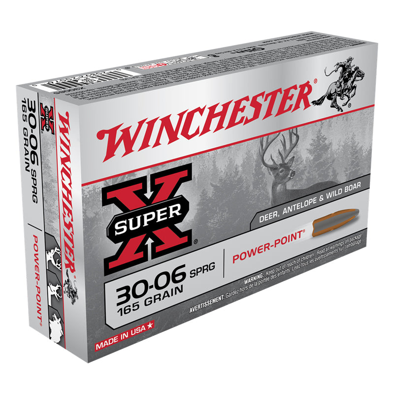 30-06 Springfield - Winchester Ammo - Super-X PP 165GR. 20RD/BX