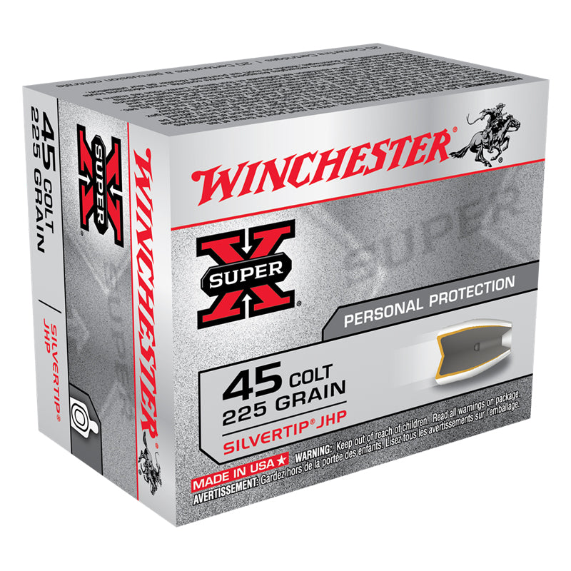 .45 Colt, Winchester Ammunition, Super-X STJHP 225GR., 50RD/BX