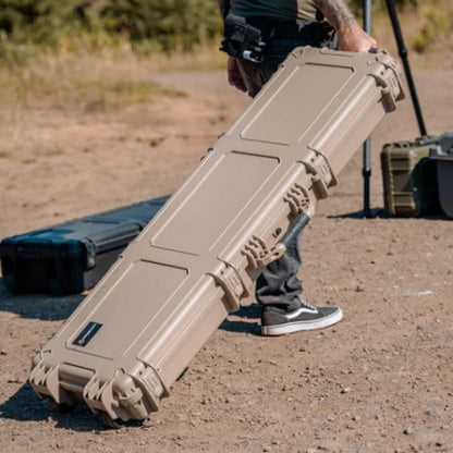 55" LONG ROLLING HARD CASE #818 - PLUCKABLE FOAM-EMPTY CASE