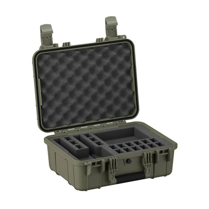 16" MEDIUM CASE - 2 SLOT, 18 MAG PRE-CUT FOAM