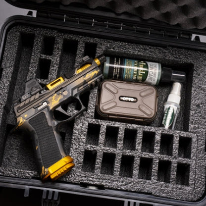 16" MEDIUM CASE - 2 SLOT, 18 MAG PRE-CUT FOAM