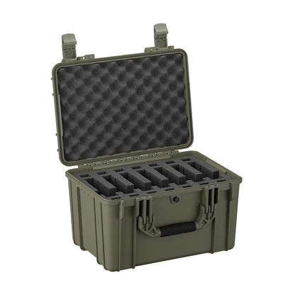 18" MEDIUM CASE #997-7 SLOT, 14 MAG PRE-CUT FOAM