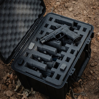 18" MEDIUM CASE #997-7 SLOT, 14 MAG PRE-CUT FOAM