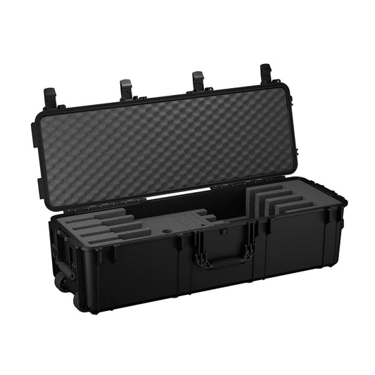 45" LONG TRUNK #2191 - 4 SLOT TACTICAL RIFLE PRE-CUT FOAM