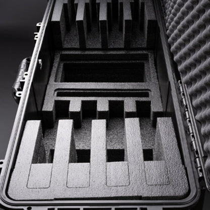 45" LONG TRUNK #2191 - 4 SLOT TACTICAL RIFLE PRE-CUT FOAM