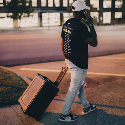 31" LARGE ROLLING CASE #1258 - PLUCKABLE FOAM-EMPTY CASE