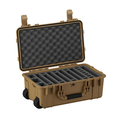 22" LARGE STORAGE CASE #300 - 7 SLOT PRE-CUT FOAM