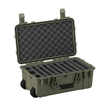 22" LARGE STORAGE CASE #300 - 7 SLOT PRE-CUT FOAM