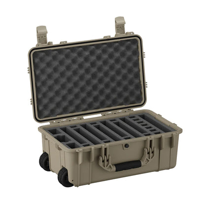 22" LARGE STORAGE CASE #300 - 7 SLOT PRE-CUT FOAM