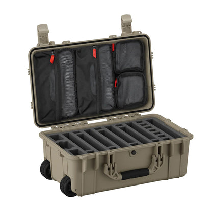 22" LARGE STORAGE CASE #300 - 7 SLOT PRE-CUT FOAM