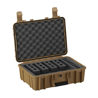 18" MEDIUM CASE - 5 SLOT, 20 MAG PRE-CUT FOAM