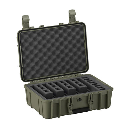 18" MEDIUM CASE - 5 SLOT, 20 MAG PRE-CUT FOAM