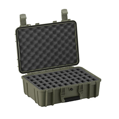 18" MEDIUM CASE - 50 MAG, PRE-CUT FOAM