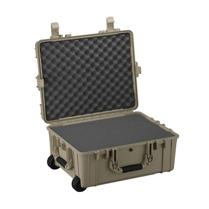 25" LARGE ROLLING CASE #991 - PLUCKABLE FOAM-EMPTY CASE