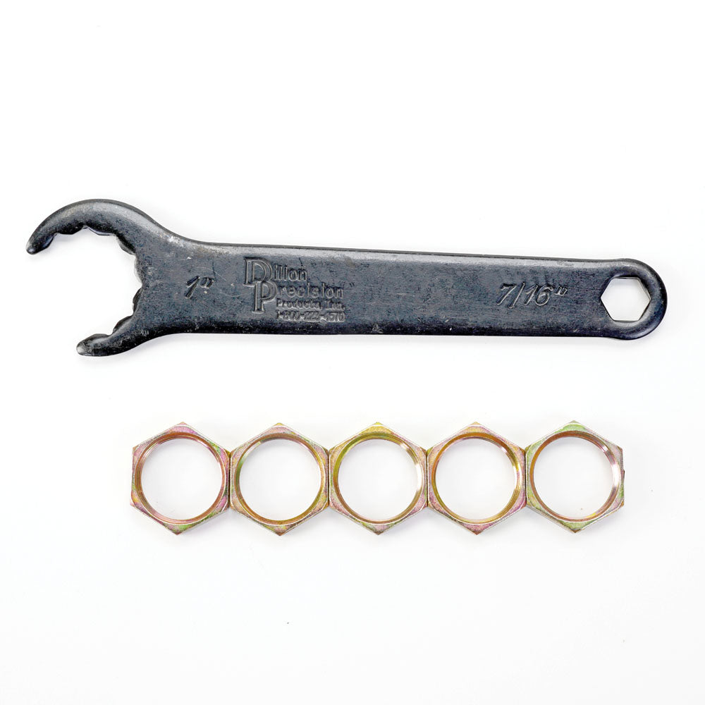 Dillon Wrench with 1" Zinc Lock Rings, 5Pack