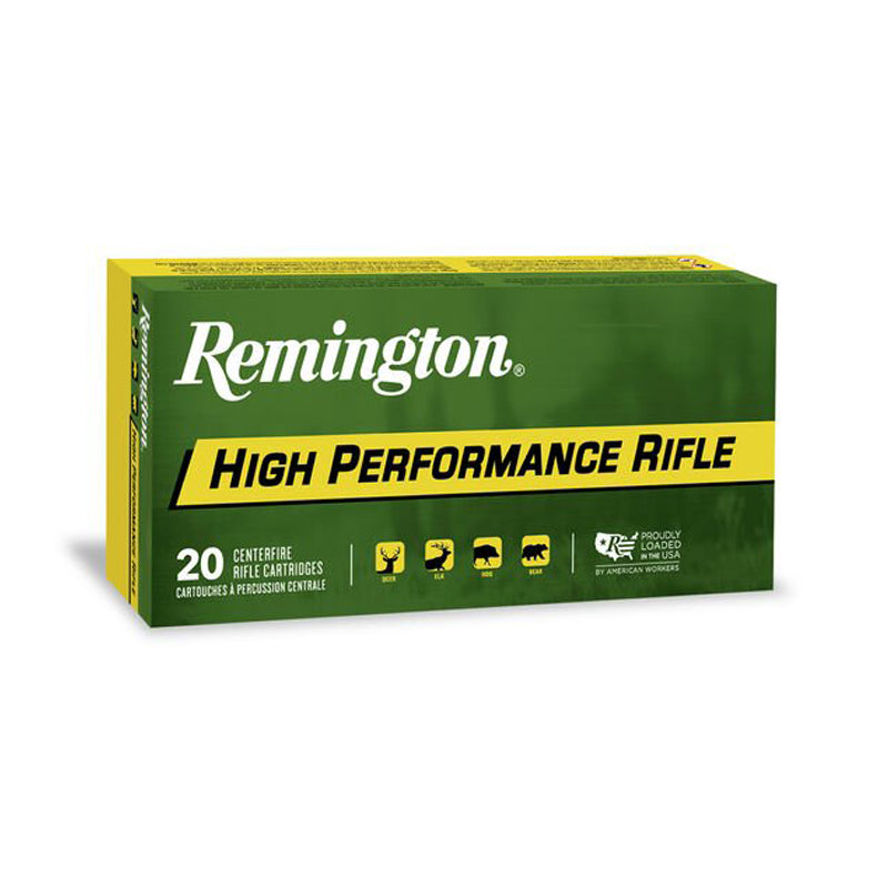 .22-250 Remington - Remington Ammo, Rifle, HP PSP 55GR. 20RD/BX