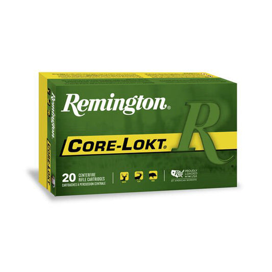 .25-06 REM, Remington Ammo, Core-Lokt PSP 100GR. 20RD/BX