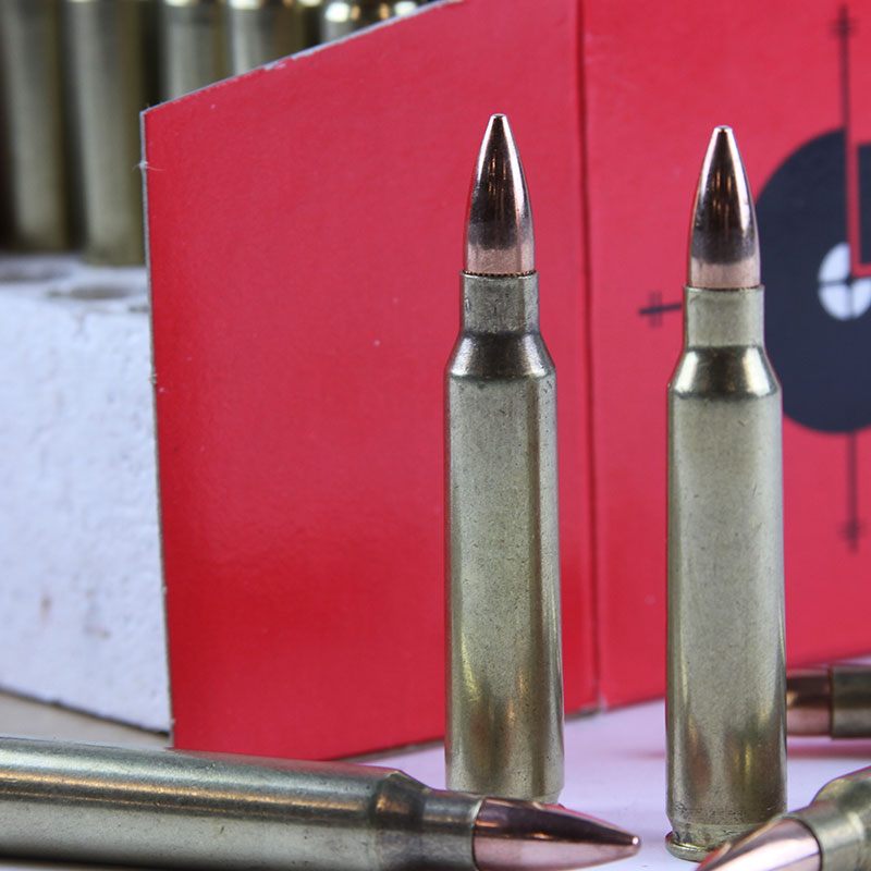 BVAC .223 Rem. Ammunition 50/500 Bulk Rounds Reloaded FMJ 55 Grains