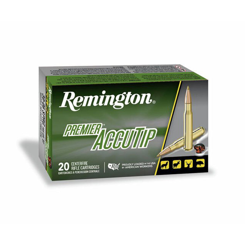 .300 WIN MAG - Remington Ammo - Premier Accutip BT 180GR. 20RD/BX