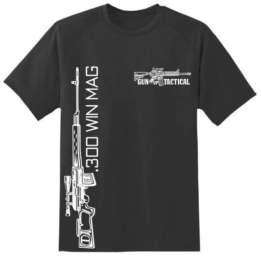 300 Win Mag T-Shirt - Gun Up Tactical