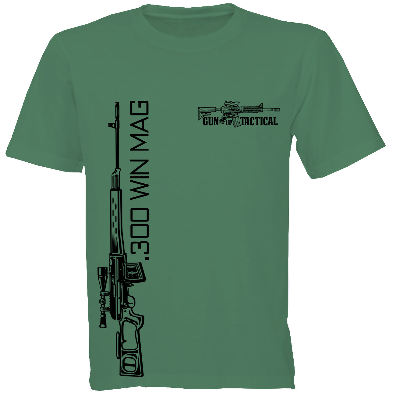 300 Win Mag T-Shirt - Gun Up Tactical
