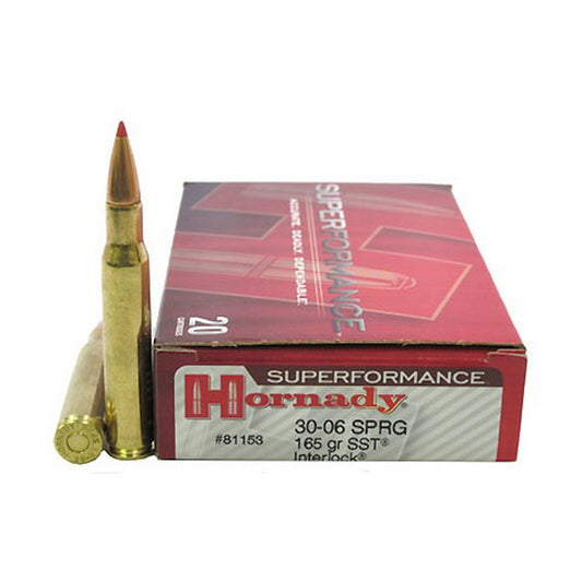 30-06 Springfield - Hornady Ammo, Superformance SST 165GR. 20RD/BX