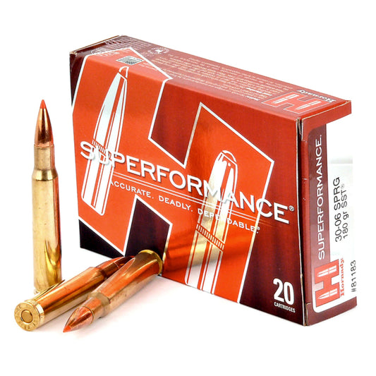 30-06 Springfield - Hornady Ammo - Superformance SST 180GR. 20RD/BX