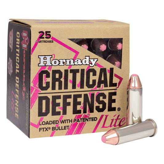 9mm Luger, Hornady Ammunition, Critical Defense FTX 100GR 25RD/BX