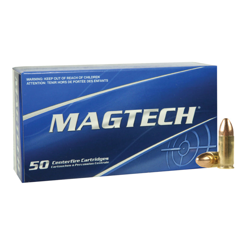 9mm Luger, MagTech Ammunition, FMJ 124GR 50RD/BX