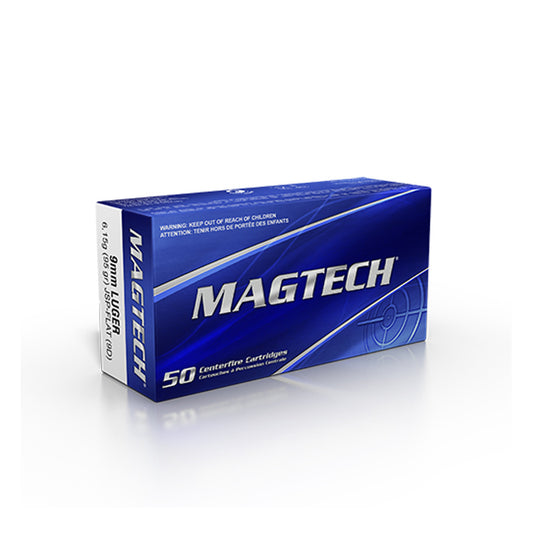 9mm Luger, MagTech Ammunition, JSP FLAT 95GR 50RD/BX