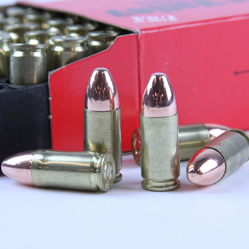 BVAC 9mm Luger Ammunition 50/500 Rounds Reloaded FMJ 115 Grains