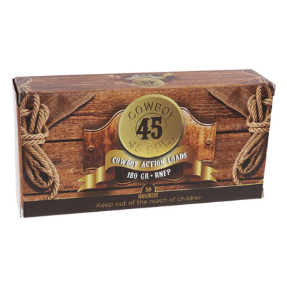 AMERICAN COWBOY .45 SPECIAL 180GR. LEAD FLAT-NOSE 50-PACK