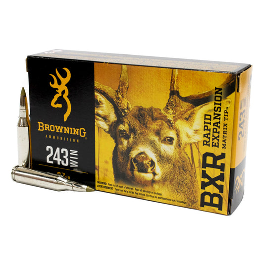 .243 Winchester - Browning Ammunition - Rifle, BXR 97GR. 20RD/BX