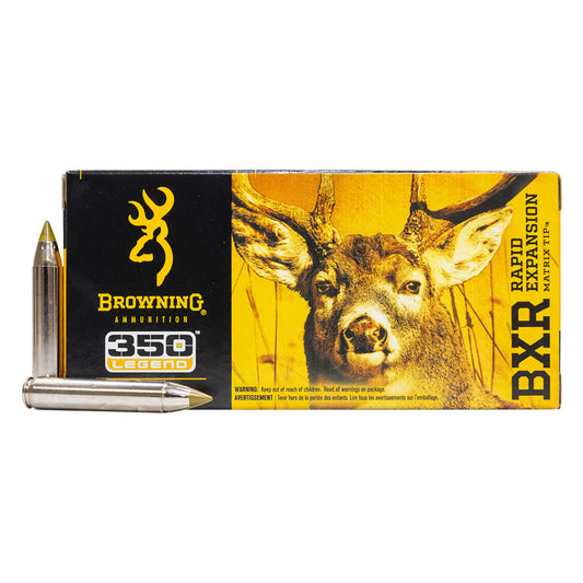 350 Legend - Browning Ammunition - Rifle, Rapid Expansion BXR 155GR. 20RD/BX