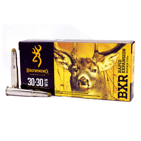 30-30 Winchester - Browning Ammunition - Rifle, BXR 155GR. 20RD/BX